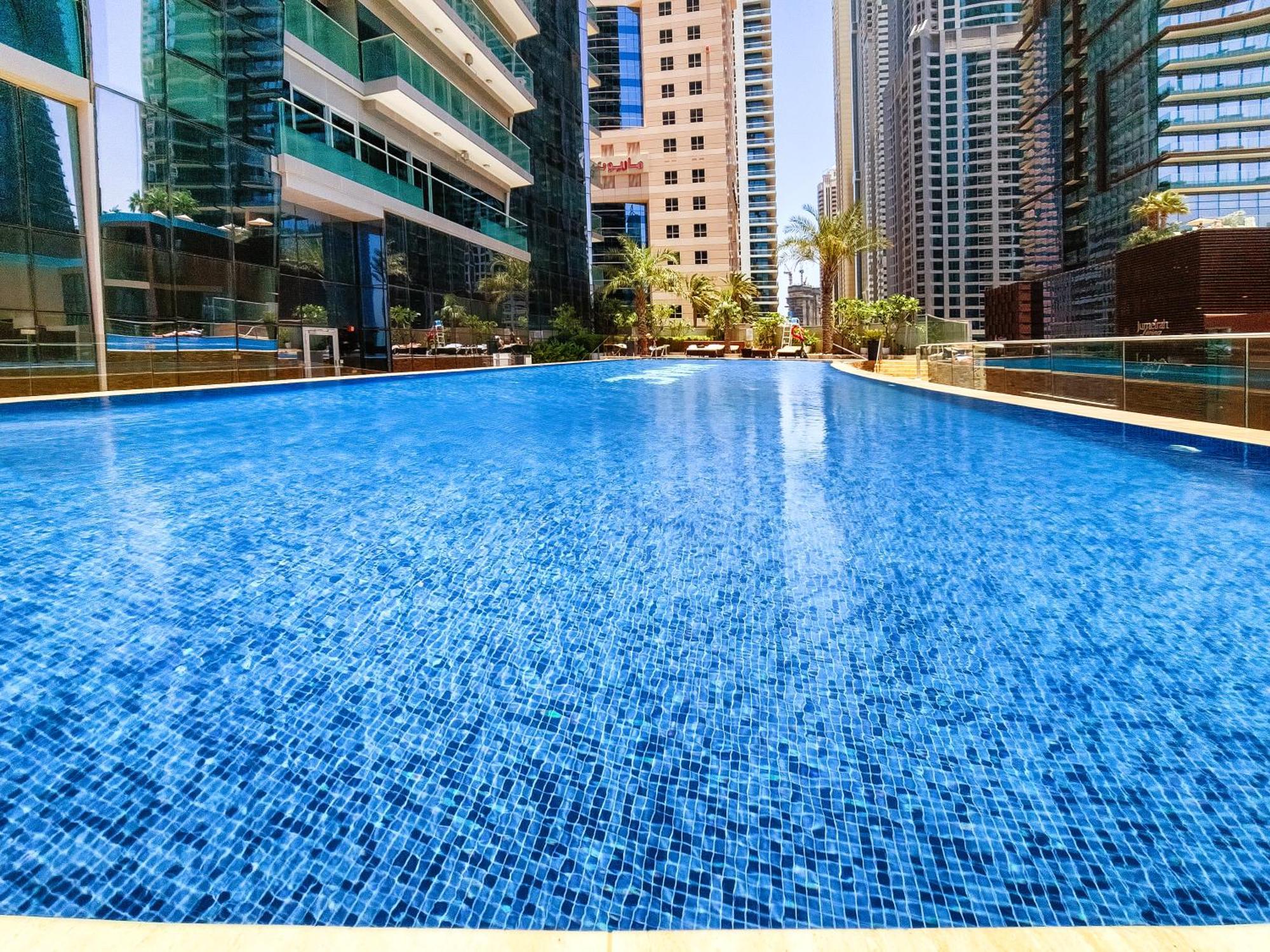 Ultra Modern 1Bd In Damac Heights Marina Apartman Dubaj Kültér fotó
