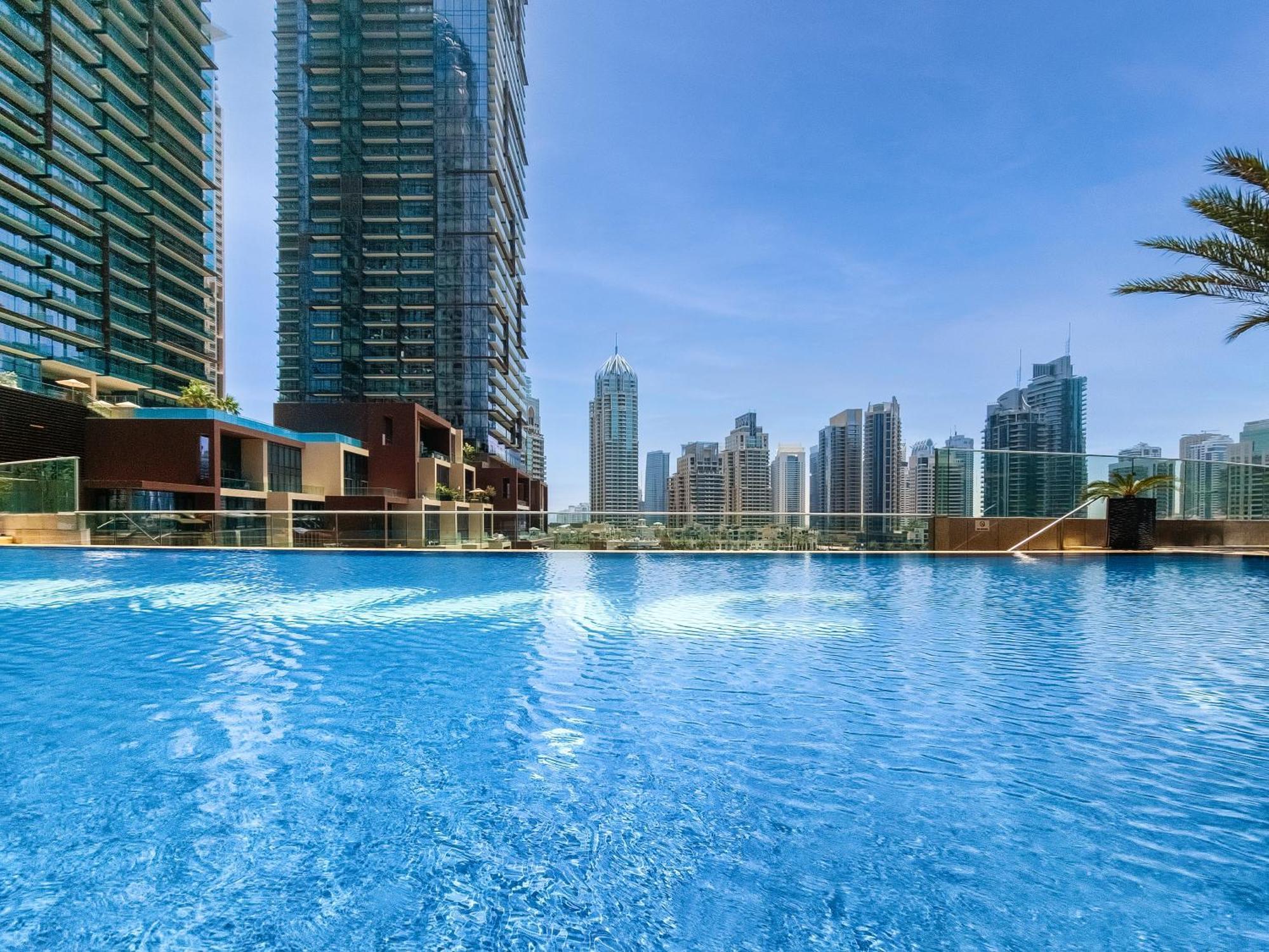 Ultra Modern 1Bd In Damac Heights Marina Apartman Dubaj Kültér fotó